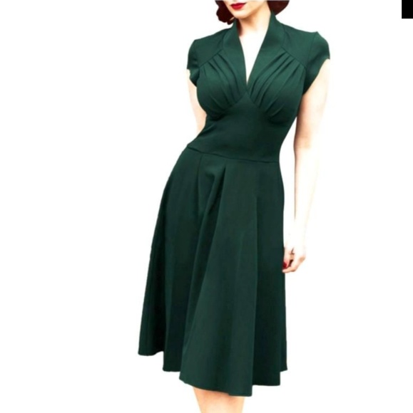 1940s a line dress
